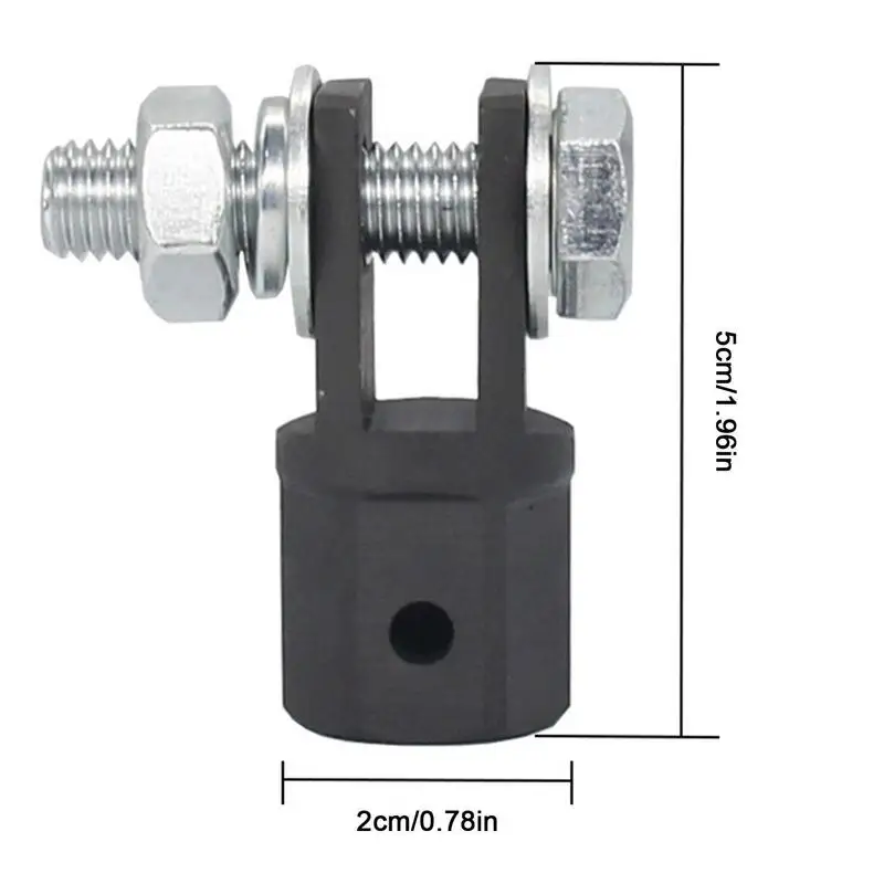 Adaptateur de cric à ciseaux pour perceuse, 1/2 pouces, adaptateur de cric à ciseaux automobile pour clé à chocs d\'entraînement, cric de nivellement