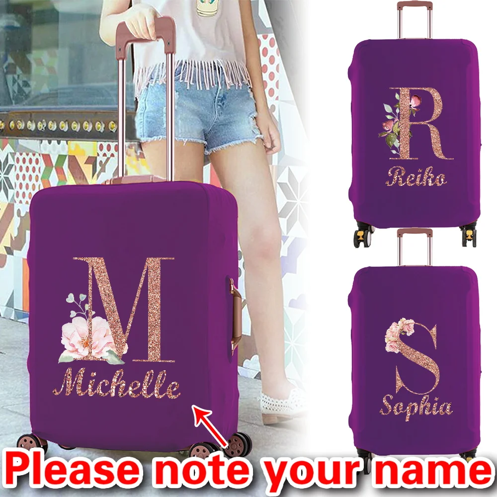 

Персонализированный индивидуальный модный печатный праздничный чехол для чемодана, устойчивый к царапинам и загрязнениям, защитный чехол для чемодана