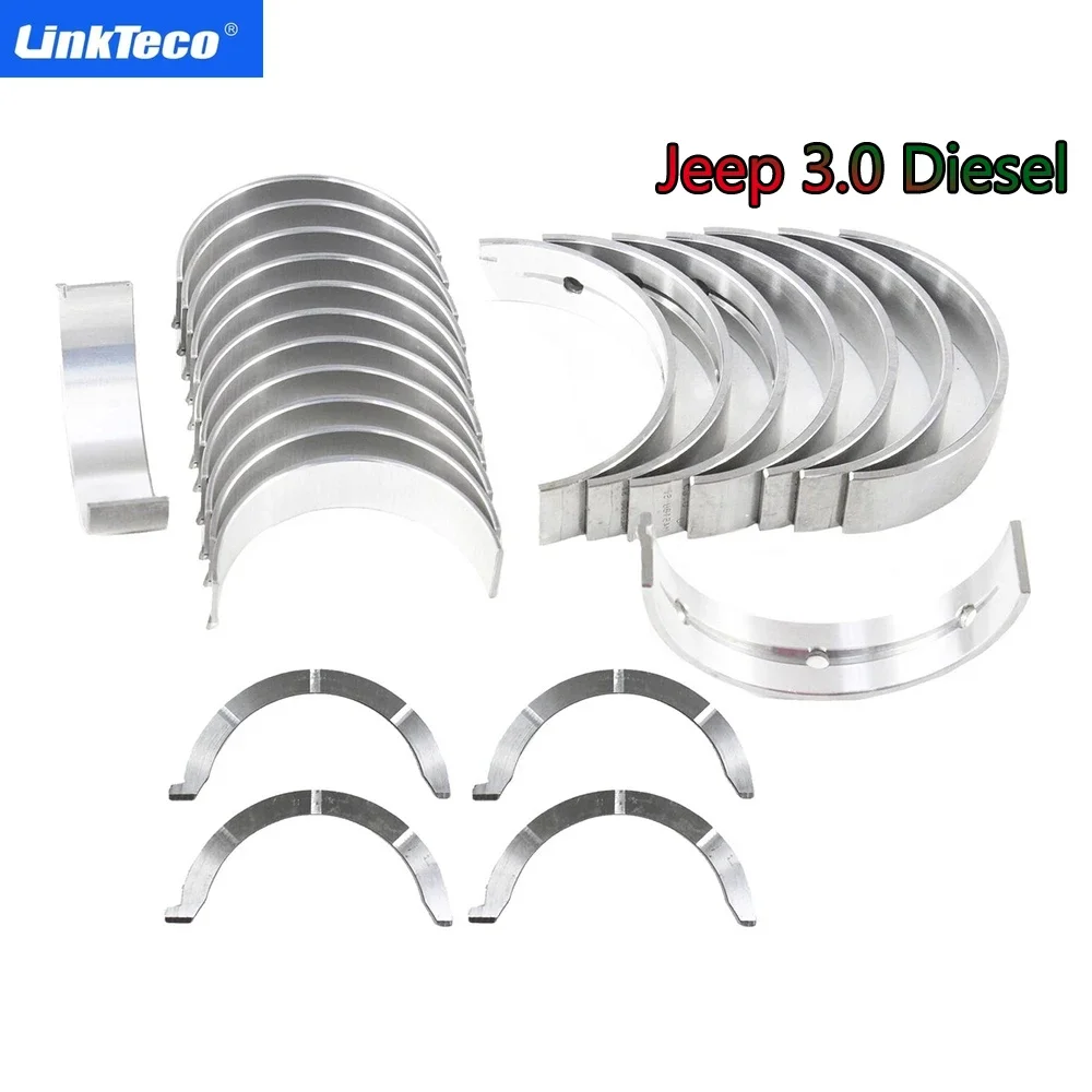 Engine Bearing Kits STD 3.0 L Diesel V6 11-16 For JEEP Ram LANCIA Crankshaft Main + Connecting Rod Thrust Washers Set EXF EXN