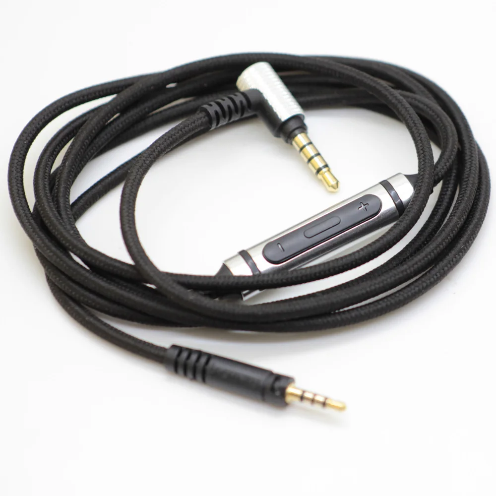 Cable de repuesto para Sennheiser Momentum 2,0, para auriculares inalámbricos por Bluetooth, con micrófono remoto