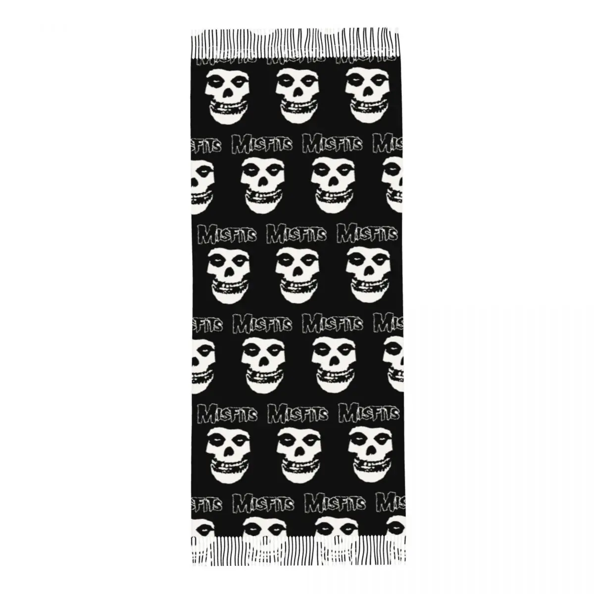 Misfits Scarf for Womens Winter Warm Pashmina Shawls and Wrap Long Large Scarves with Tassel for Ladies