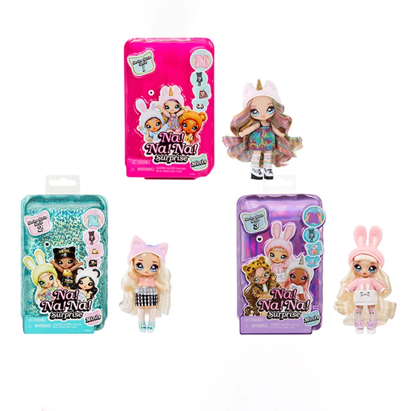 Na! Na! Na! Surprise Minis Series 1 2 3 Fashion Doll Blind Box Toys Mystery Packaging  Surprise Fashion Doll Girl Birthday Gifts