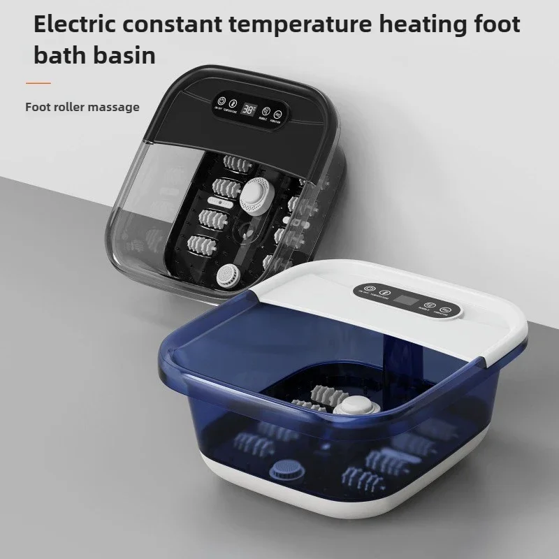 완전 자동 발 담그는 통 가정용 전기 일정 온도 유지 발 마사지 지능형 디지털 디스플레이