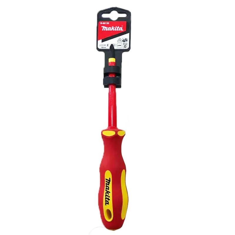 Makita B-66139 Insulated Screwdriver Ultra Hard Industrial Grade Cross High-Voltage 1000V Screwdriver