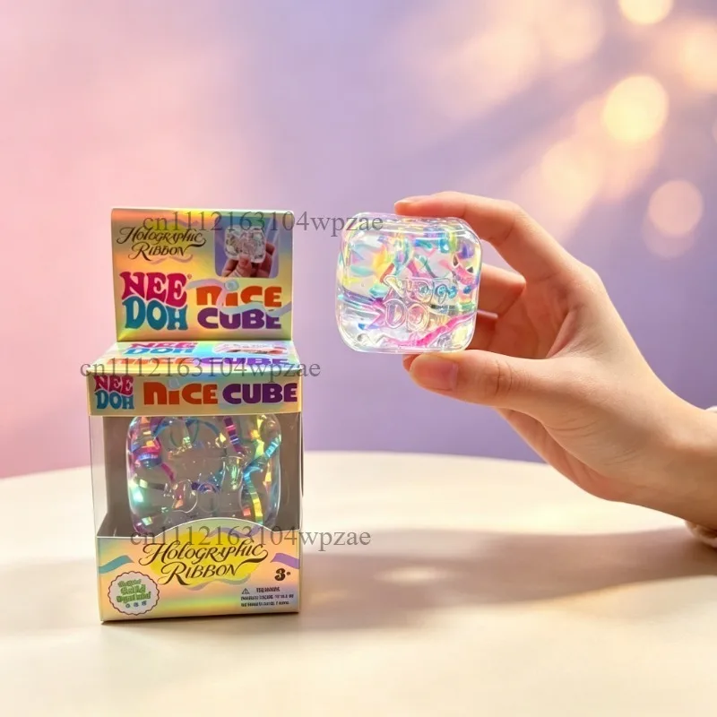 New 2026 Needoh Sensory Fidget Toy,Square Squishy Block Squeeze Stress Relief Nee‑Doh Squeeze Toy for Anxiety Relief Squishy Toy