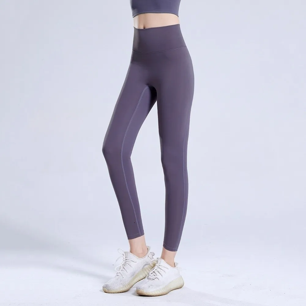 

Узкие брюки для йоги с подтяжкой бедер, дышащие эластичные леггинсы для йоги, бесшовные брюки для пилатеса с подтяжкой живота, активная одежда
