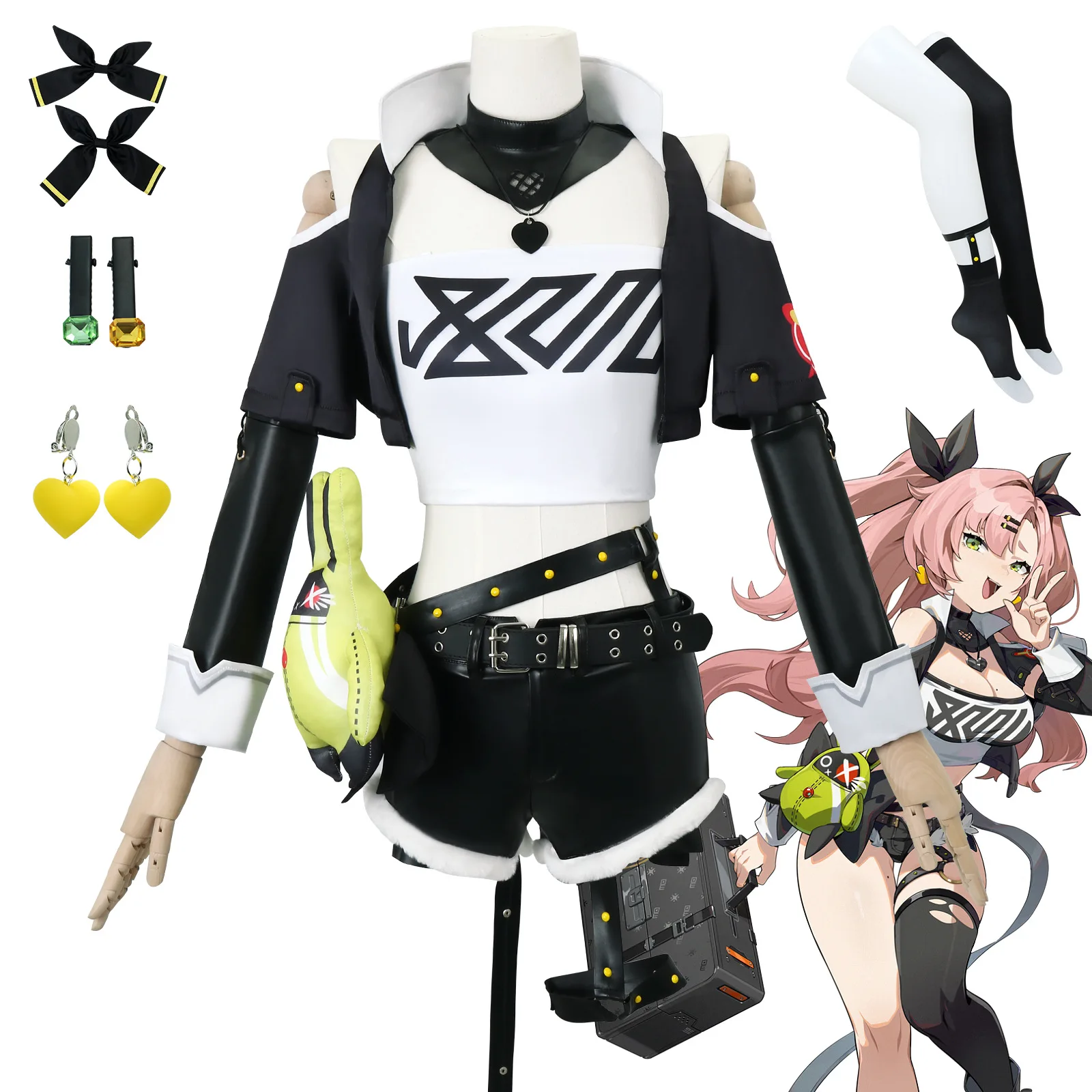 

Absolute Zero Cos Nicole DeMara Sends Dolls Cosplay Bunny House Game Anime Cosplay Suit