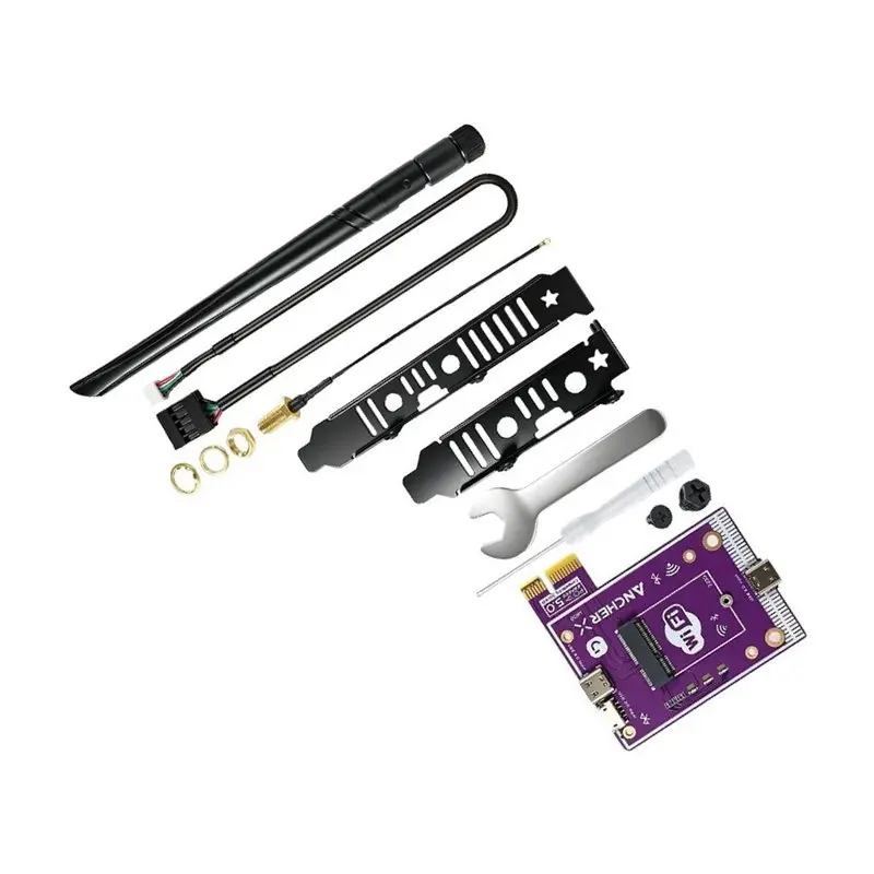 A13E-Pcie X1 To M.2 Wireless Network Card Adapter For Desktop Wifi6 / Wifi6e/Wifi 7 Bluetooth Expansion Board