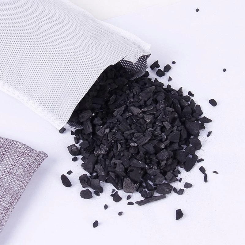 Linen Cloth Activated Bamboo Bag Household for Home Bedroom Car