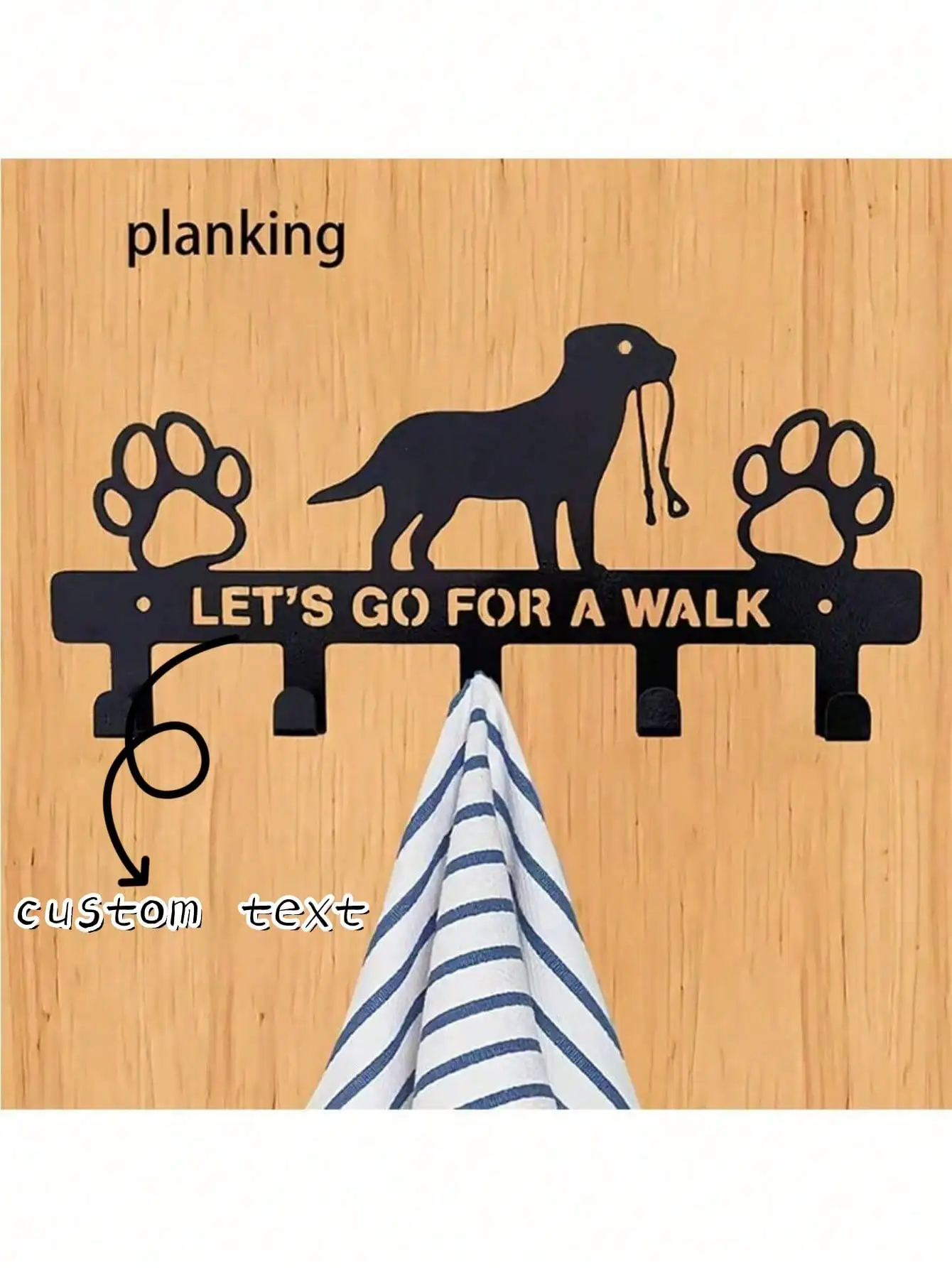 

Vintage Metal Key Holder Hook Rustproof Wall Organizer for Coat Towel Jewelry Entryway Home Decor