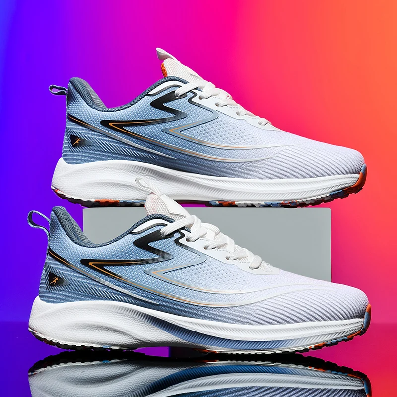 

2025 New Autumn Men's Shoes - Breathable Mesh Running Shoes, Cushioned Carbon Plate Speed Training, Anti-Slip Durable Hiking Sho
