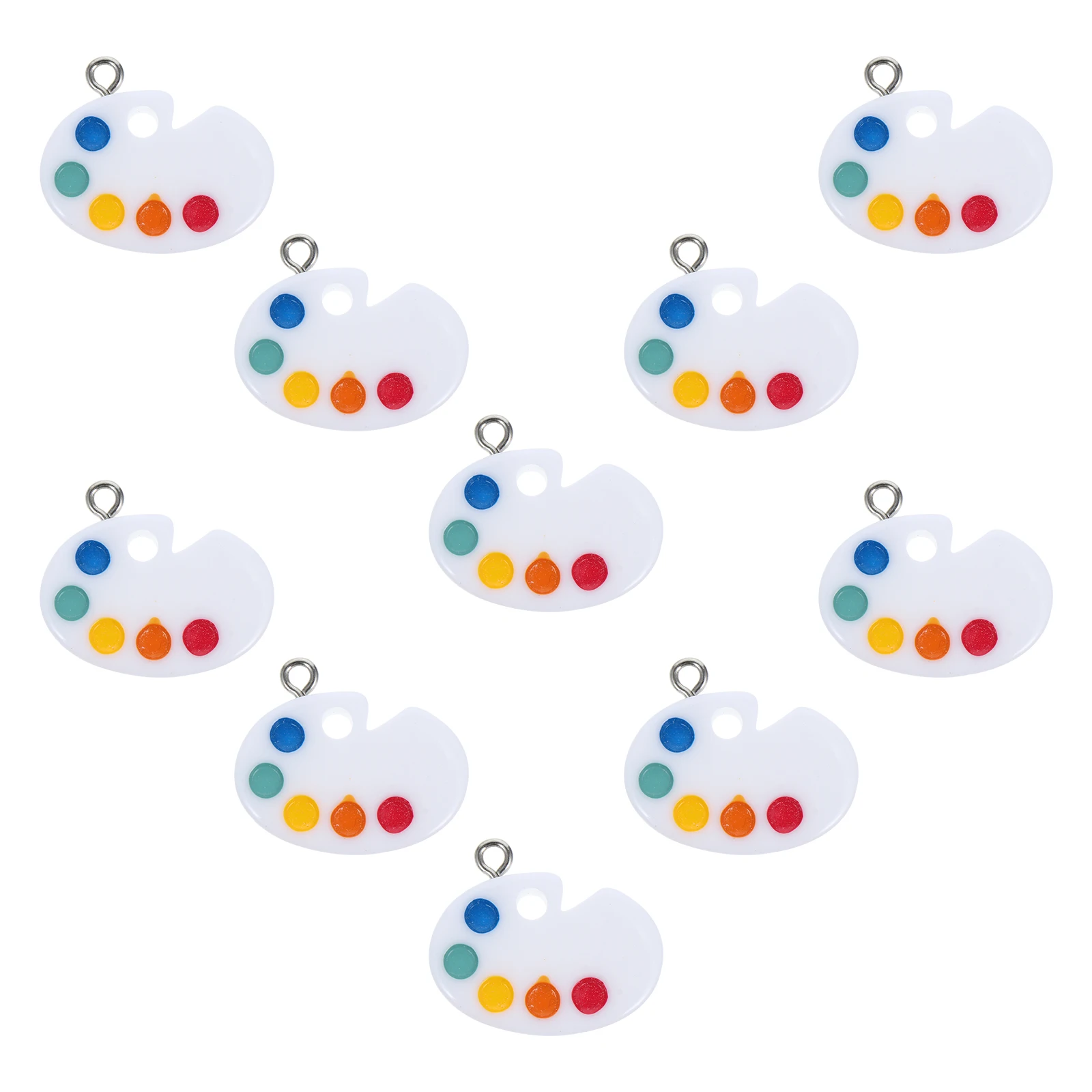 

20pcs Palette Pendant for Art Craft DIY Accessories Earrings Necklace Hanging Decor Skin Friendly Safe Creative Gift Idea