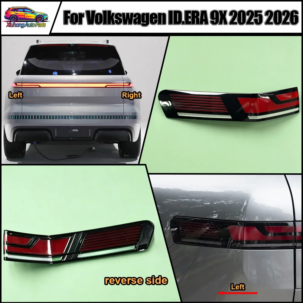 For Volkswagen ID.ERA 9X 2025-2026 Outer Taillight Shell Tail Lamp Cover Turn Signal Stop Light Mask Replace Original Lampshade
