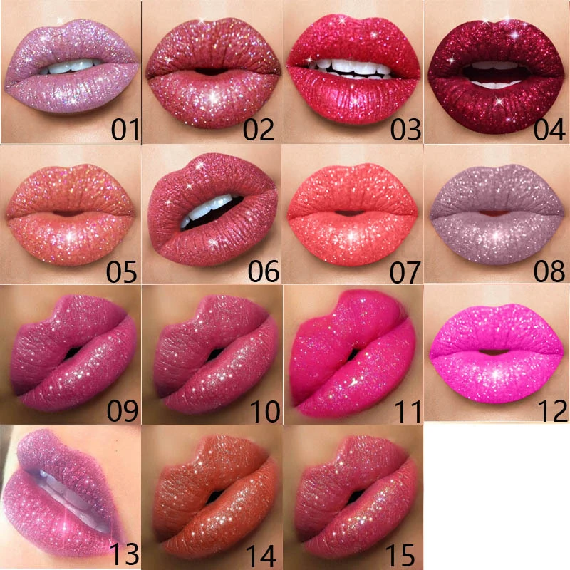 Pintalabios líquido mate de larga duración, brillo de labios Sexy, terciopelo perlado, resistente al agua