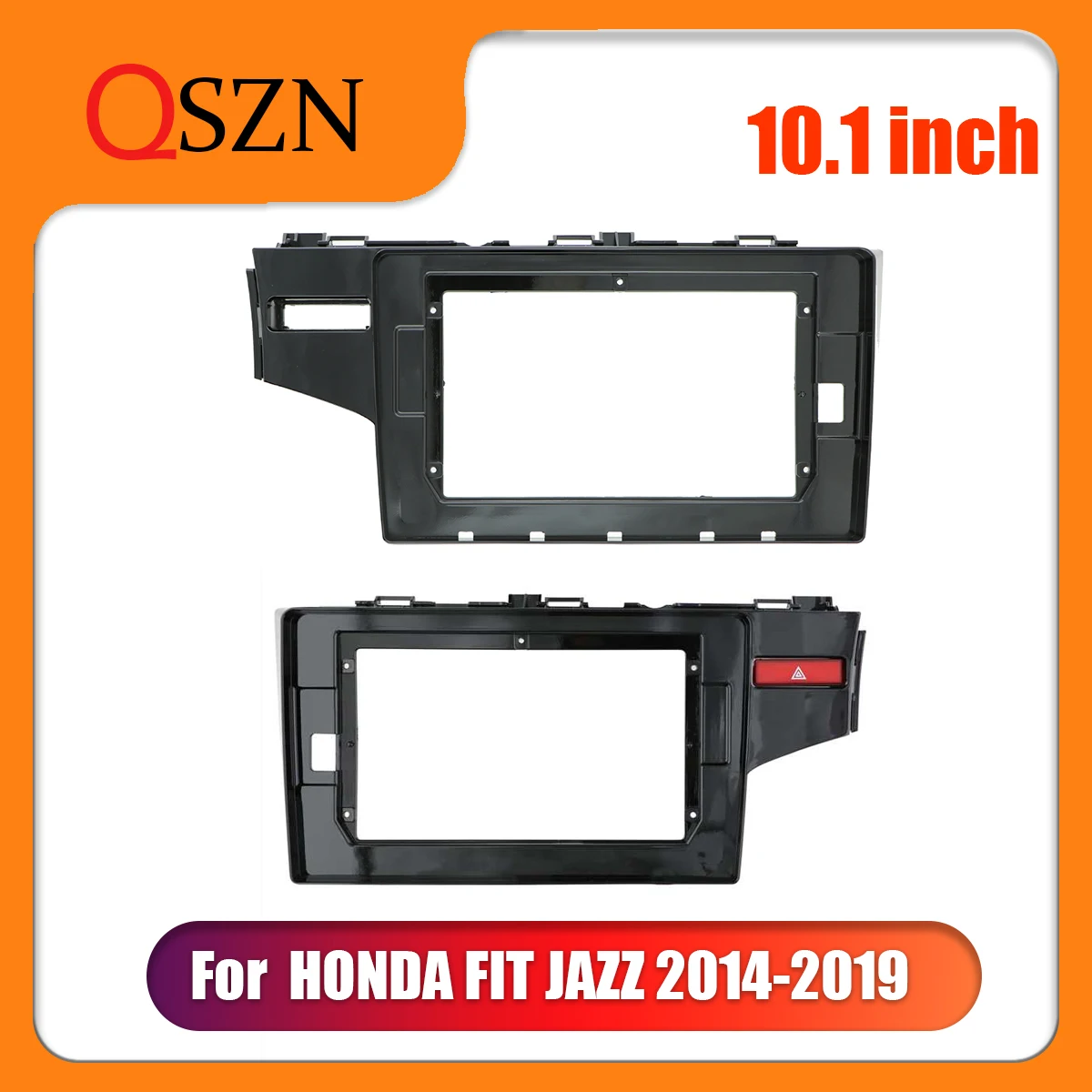 

QSZN 10,1 дюймовая Автомобильная рамка Fascia ДЛЯ HONDA FIT JAZZ 2014-2019 Левая Правая рамка панель фитинг рамка монтажный комплект 2 Din для приборной панели