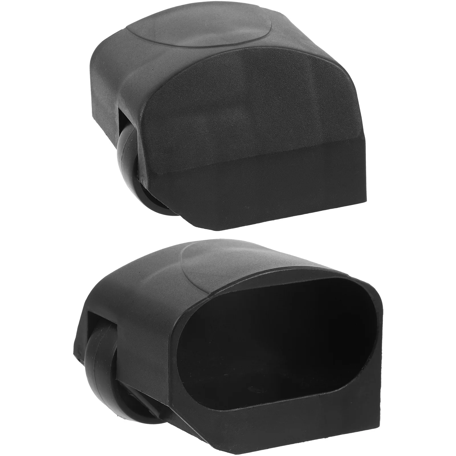 Rolling Foot Sleeve For Exercise Bike Durable Plastic Tube Cover With Roller, Bike Stand Protector For Fitness Training