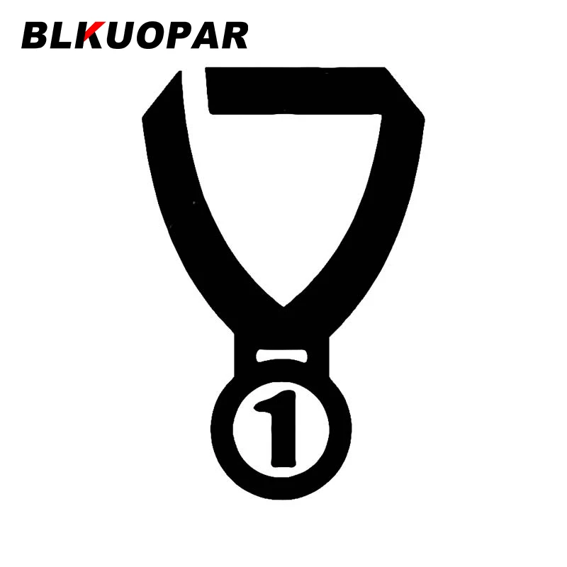 BLKUOPAR Champion Medal Car Stickers Waterproof Personality Decal Creative Car Assessoires Air Conditioner Sunscreen Funny Decor