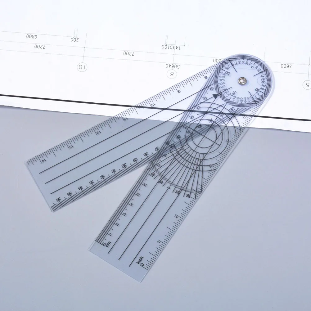 

Medical Goniometer Pvc Angle Ruler Transparent Protractor For Joint Measurement Physical Therapy Spinal Rotary Tool Instrument