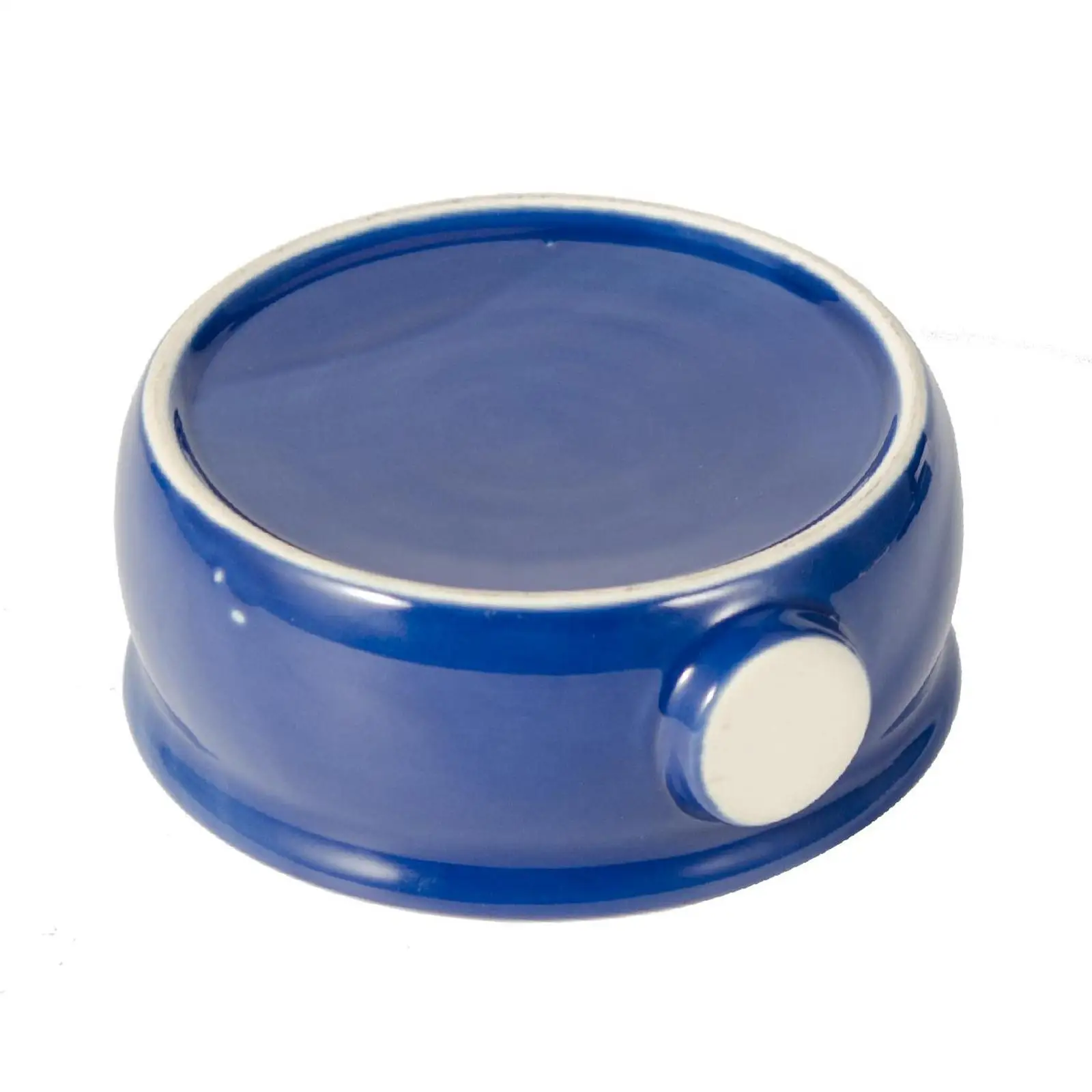 Shaving Bowl Ceramic Wide Mouth Mixing Cup Textured Lather Mug Non Slip Handle Large Capacity for Men Salon Shaving Tools