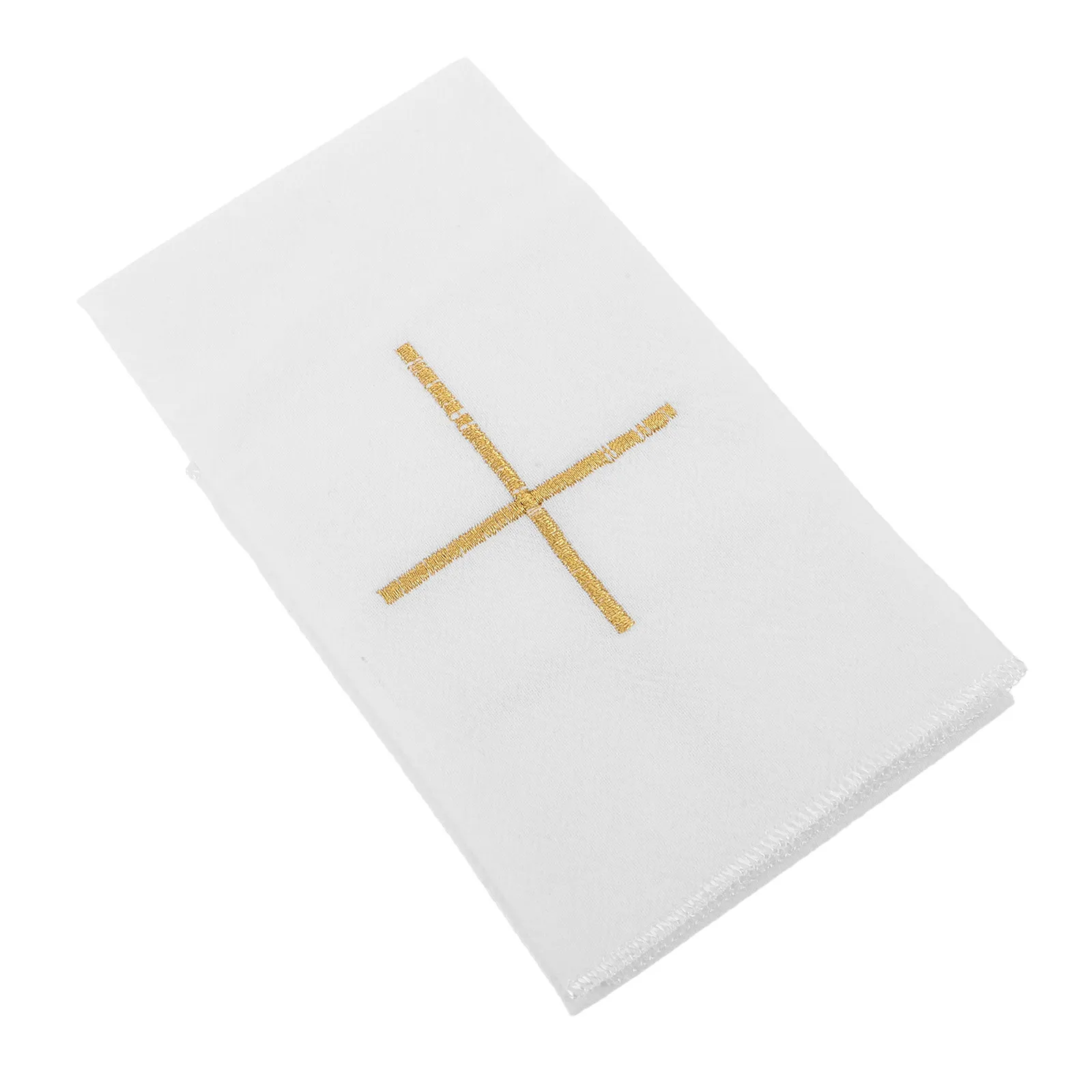 Lino para Altar de Comunión, Corporal Blanco Bordado para Liturgia Sacramental, Misa, Bautismo, Purificador, Ceremonia, Rituales