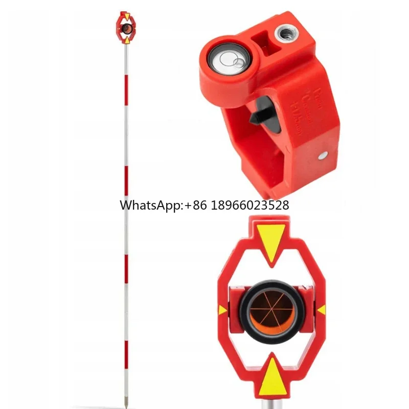 

Mini Prism Surveying Rangefinder Mirror With Pole