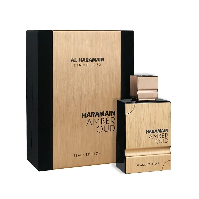 Al Haramain Amber Oud Black Edition Eau de Parfum Spray للجنسين 60 مل عطور عربية أصلية عطر فرمون دائم كولونيا