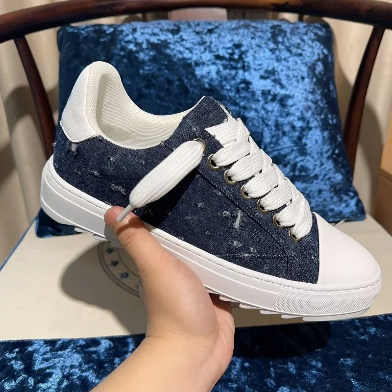 UK Luxury Brand Retro Low-top Board Shoes Unisex Platform Sneakers Hip-hop Versatile Trendy Casual Footwear For Men Women