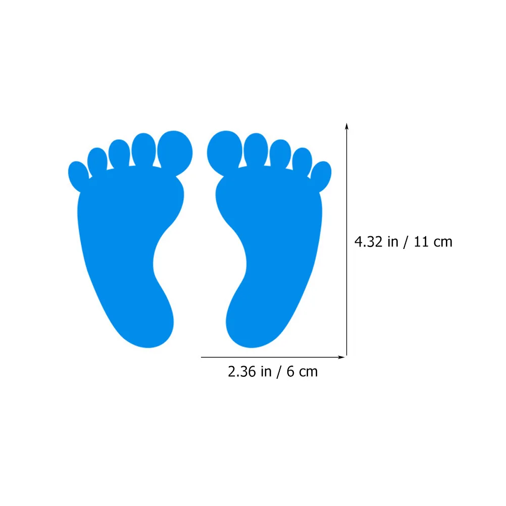 

10p Nursery Room Handprint Footprint Wall Stickers Decorative Self Adhesive Kids Wall Decal Waterproof Nursery Decor