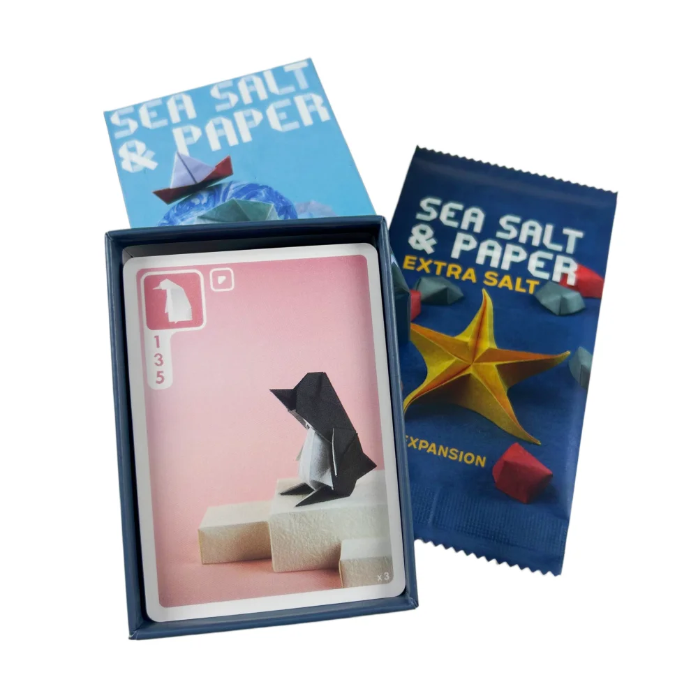 

English Board Game Sea Salt and Paper | Card Game | 2-4 Players | 15-30 Minutes Playing Time Extra SeaSalt Playing Cards