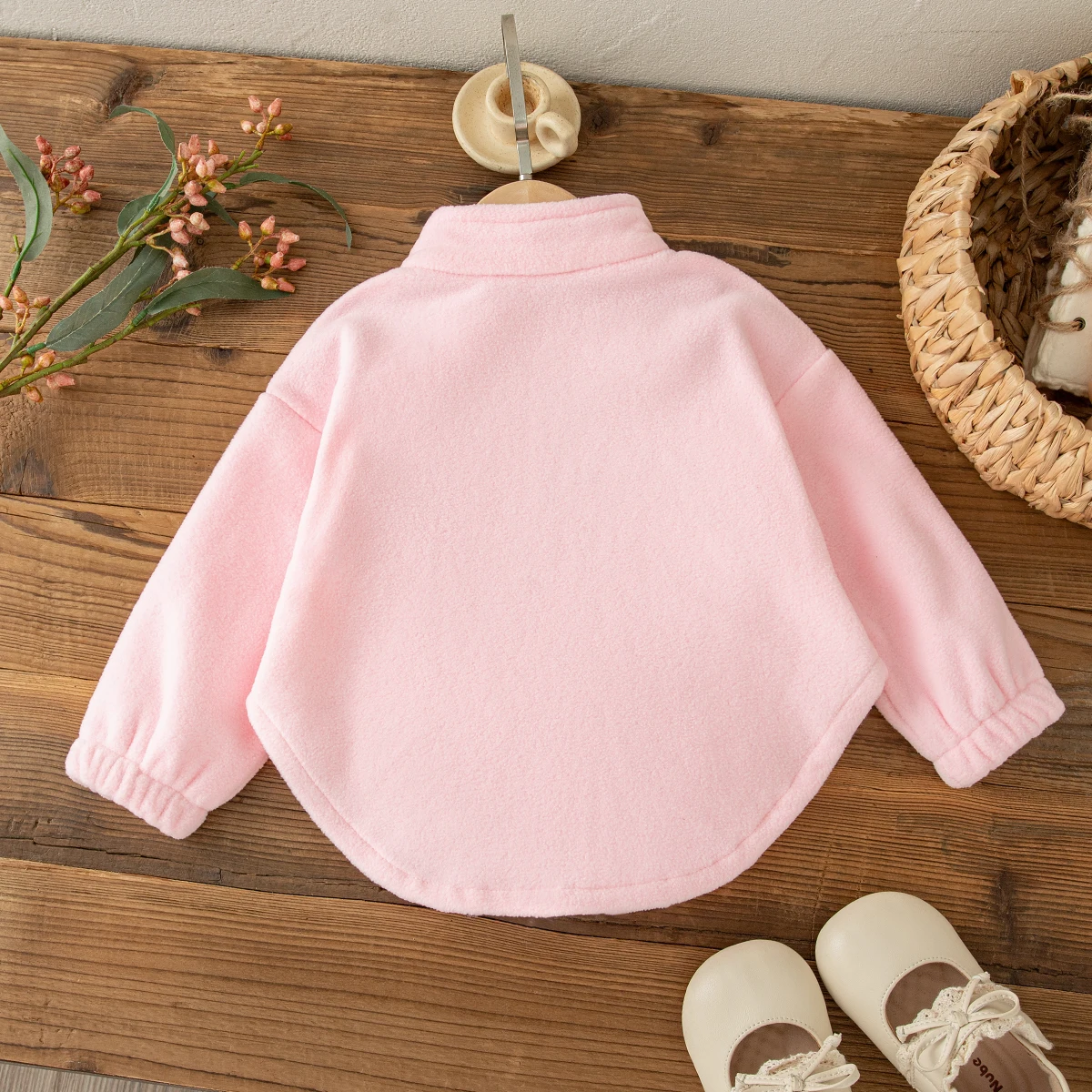 Autumn New Black Letter Printed Baby Top Soft And Comfortable Long Sleeved Clothes For Children (6 Months -3 Years Old)