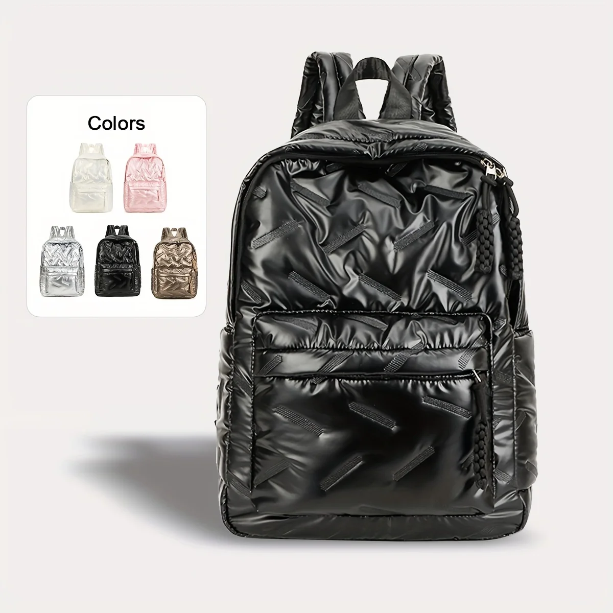 New backpack niche design normcore large capacity middle and high school outing basic backpack