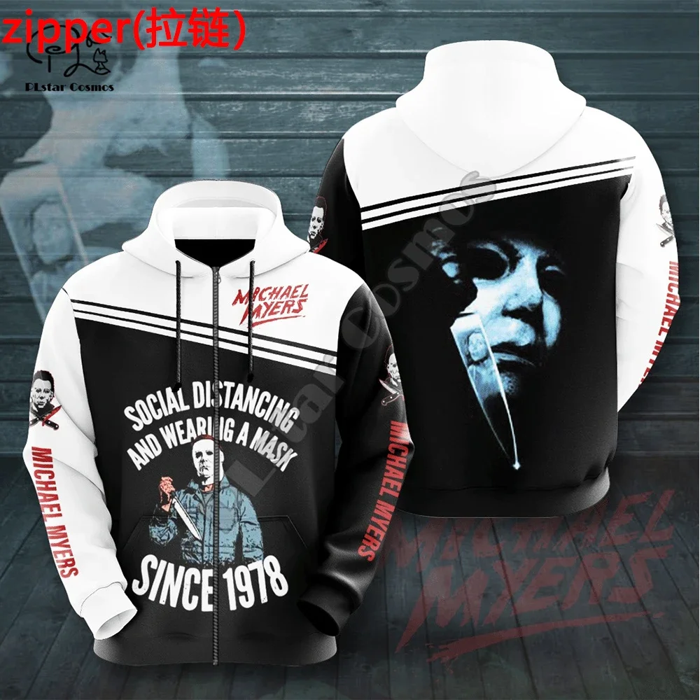 Halloween Pumpkin Michael Myers Cat Horror Terror Movie Men/Women 3DPrint Pullover Harajuku Streetwear Casual Funny Hoodies