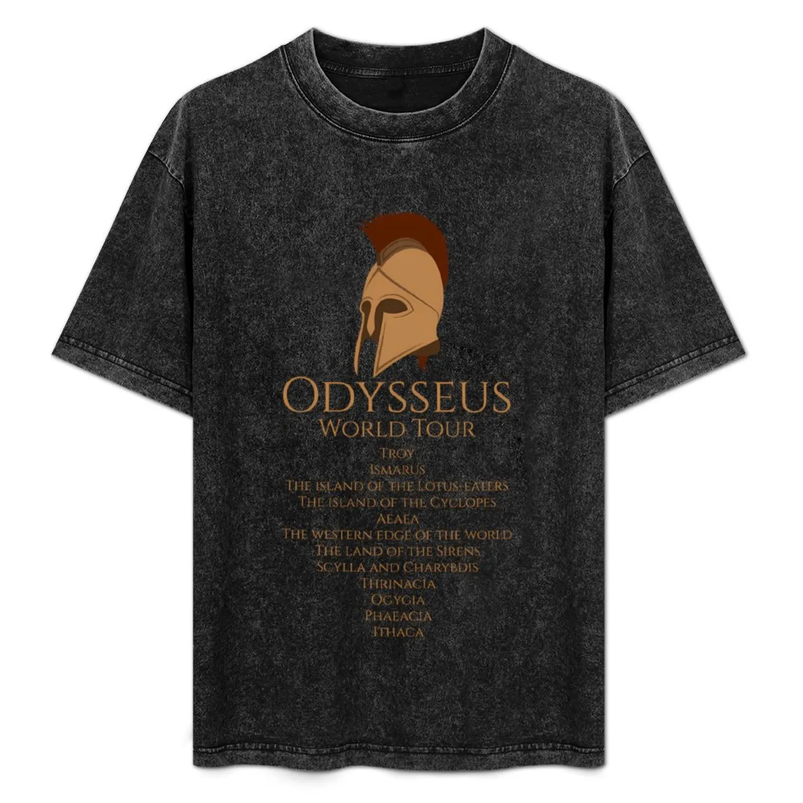 

Odysseus World Tour - Ancient Greek Mythology - Epic Poetry T-Shirt oversizeds rapper graphic tees Louboutins men clothing
