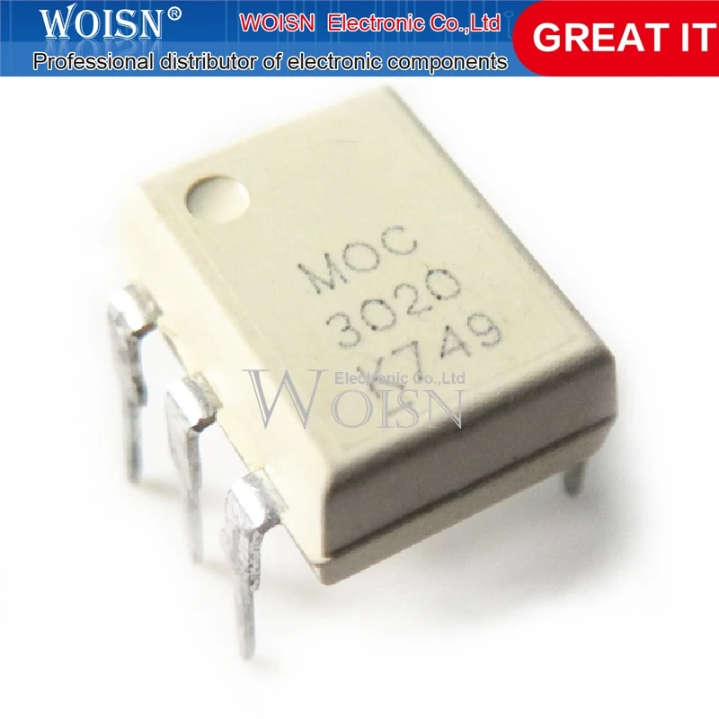 10PCS MOC3062 MOC3020 MOC3021 MOC3023 MOC3043 MOC3052 MOC3063 MOC3083 DIP6 new and original IC