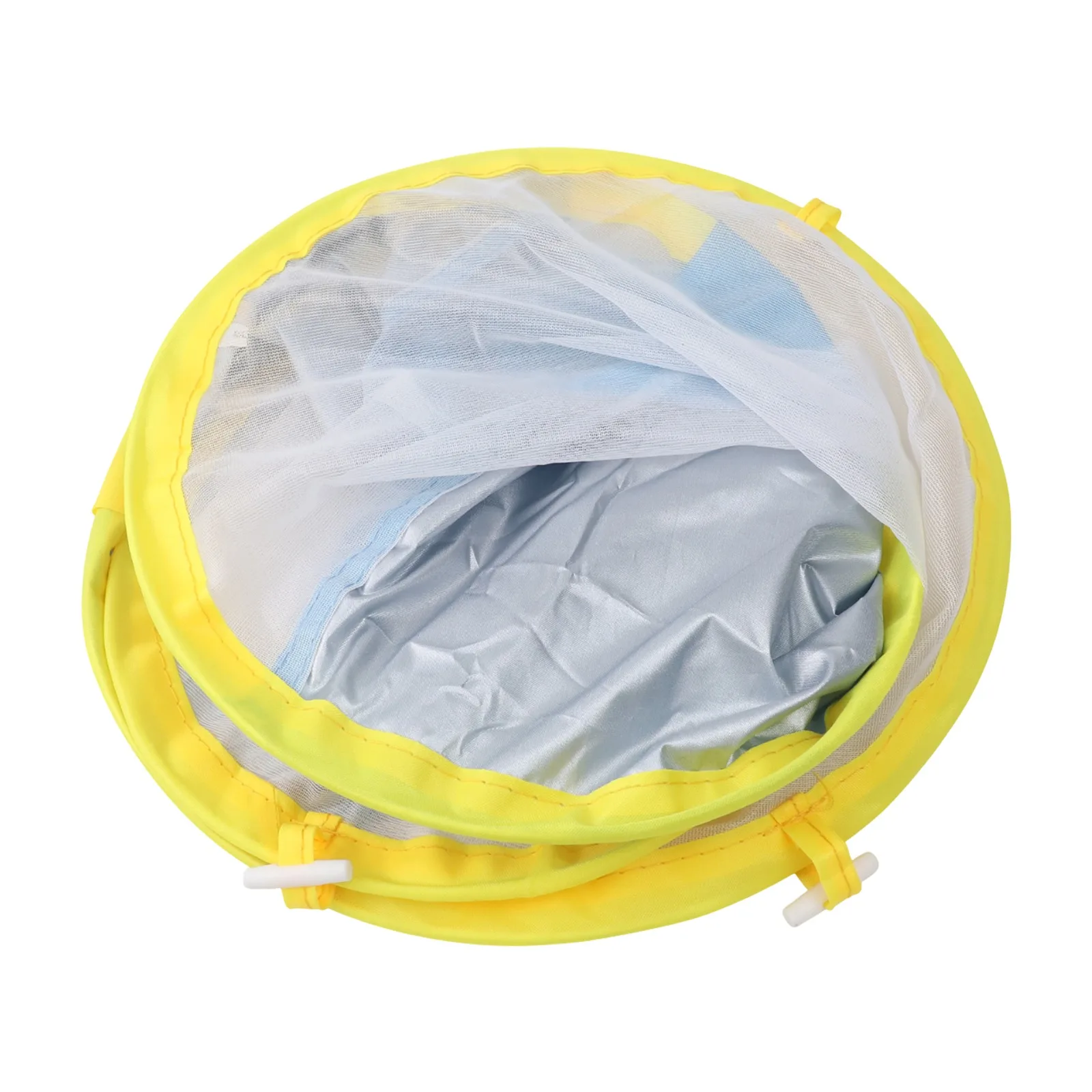 

Polyester Folding Shade Designed for Small Swimming Rings Protects Users from Excessive Sun Exposure During Pool Time