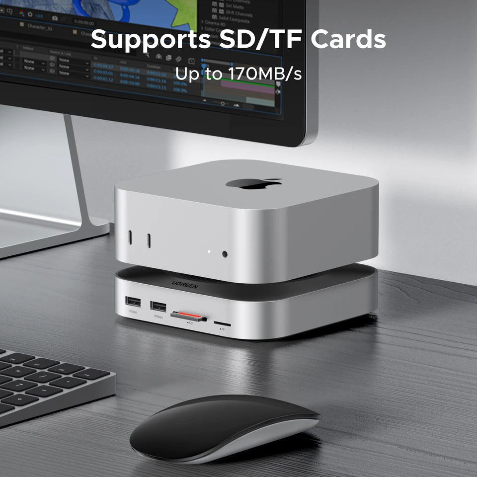 UGREEN Docking Station Mac mini用 UGREEN Mac Mini M4 Dock - 8TB Storage & 11-in-1 Hub – UGREEN US