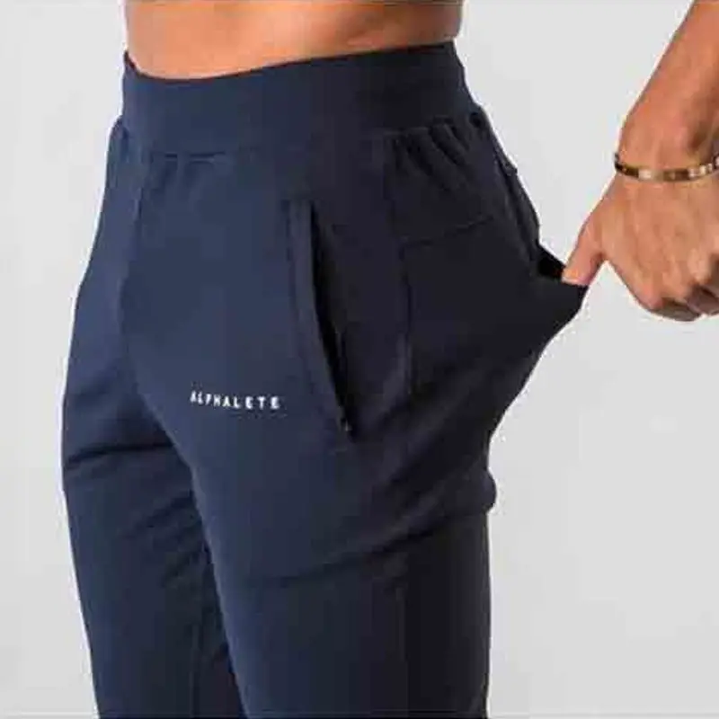 Moletom fino masculino de corrida, calça masculina de treino casual virilha aberta, calça de sexo ao ar livre, calças de treino, musculação