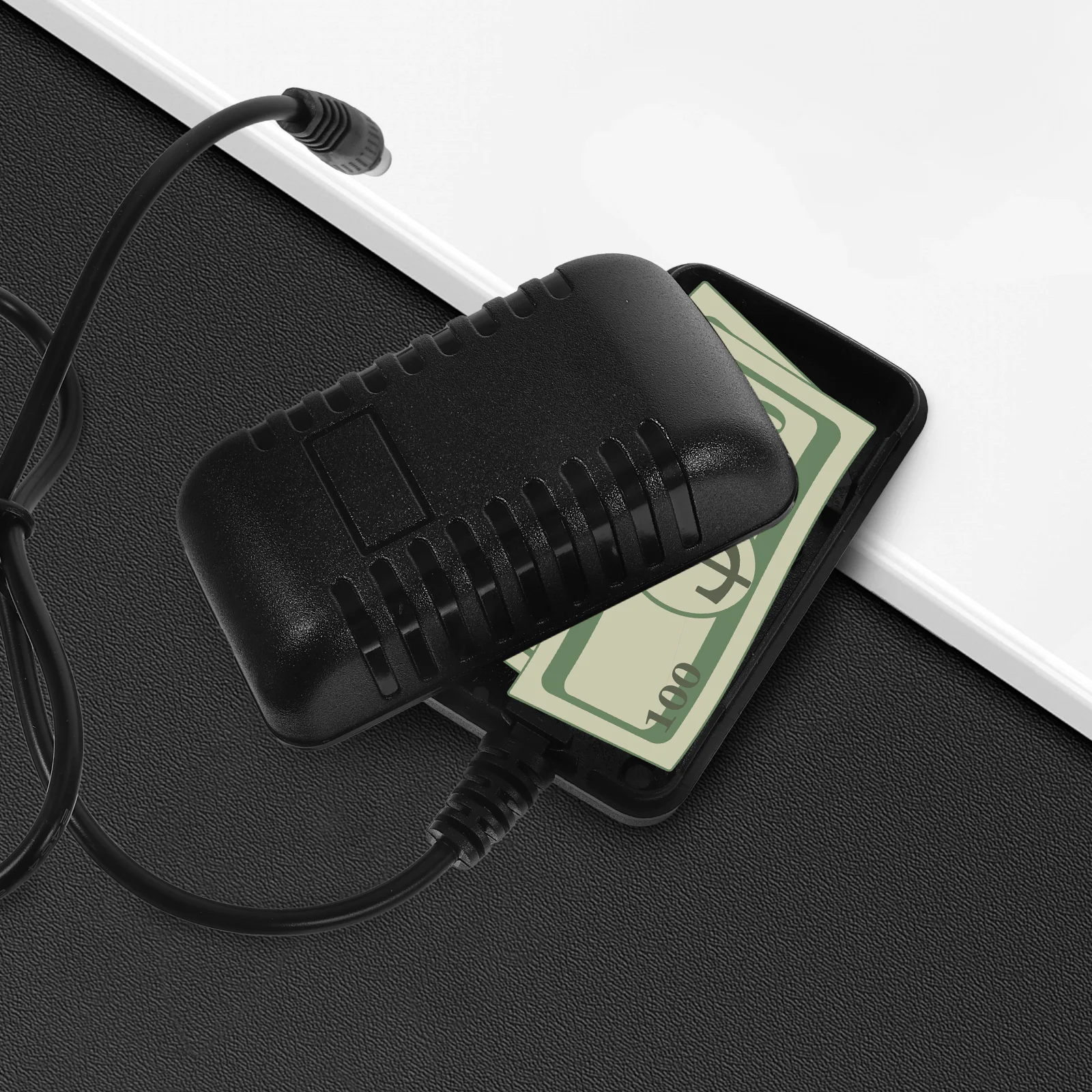 Plug Simulated Charging Hidden Money Box Storage Holder Wall Safe Black Artificial