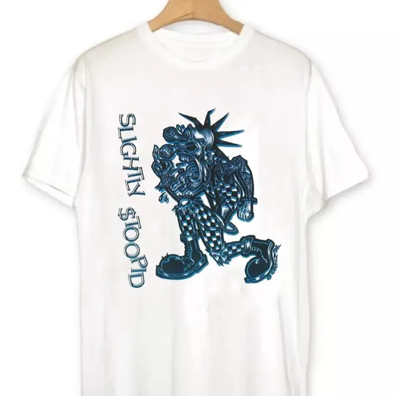 

Слегка стоилопидная белая футболка всех размеров Ah1202