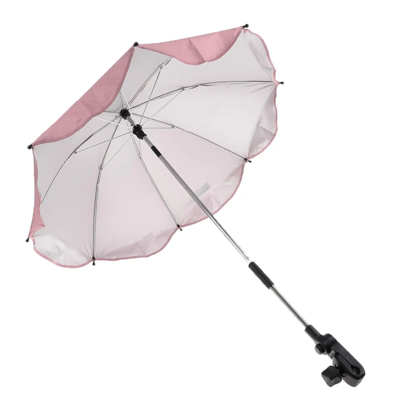 parasol-umbrella-for-stroller-pushchair-pram-with-angle-adjustable-arm-metal-clamp-protection-sun-shade-canopy