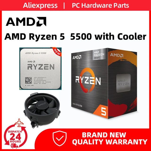 AMD Ryzen 5 5500 CPU(6コア12スレッド) 中古】AMD Ryzen 5 5500 (3.6