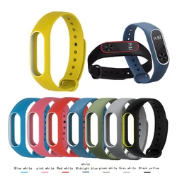 Xiaomi Mi Band 2,3および4用のスマートスポーツウォッチ,シリコンストラップ,ラバーアクセサリー