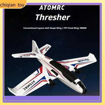 Nowy Atomrc Thresher 700mm Rozpiętość Skrzydeł FPV Samolot RC z Skrzydłami Wygiętymi do Przodu Szybki Demontaż Wyścigowy Samolot Stałopławnikowy Niskogabarytowy