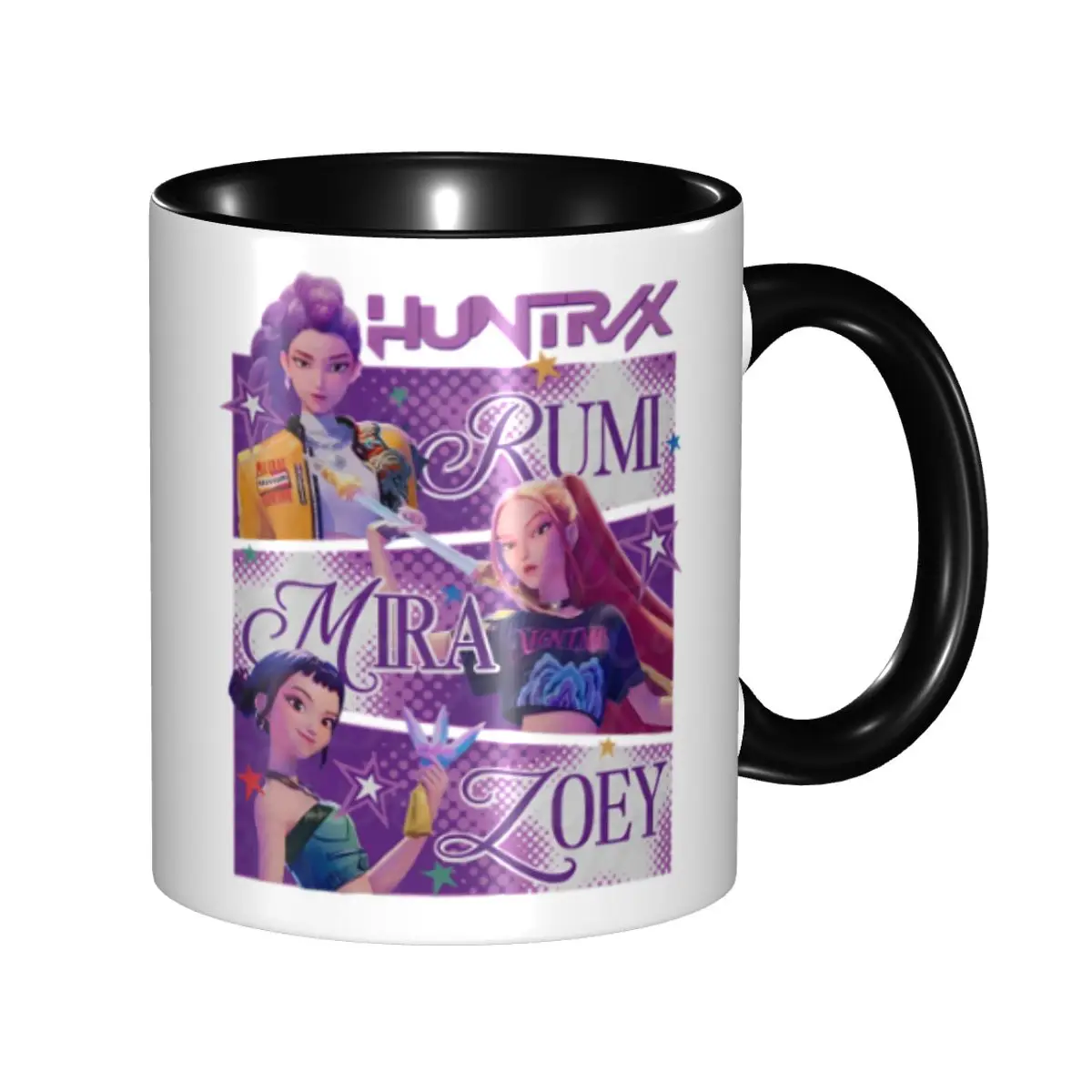 2025 Kpop Demon Hunters Huntrix Kpop Demon Hunters Huntrix Merch tazas Kawaii 2025 película 2025 película taza de té