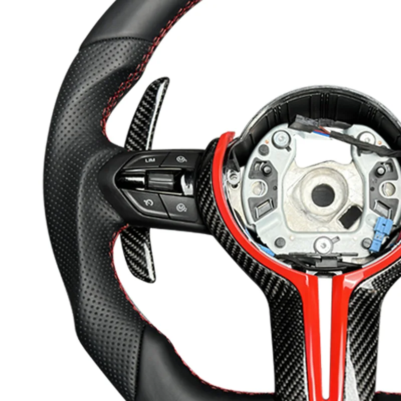 Matte Carbon Fiber Car Steering Wheel For BMW  F30 F31 F32 F35 F36 F48 M3 M4 M5 M6 F10 F11 F13 F15 F20 F21 F22 F25 F01 F02 F03