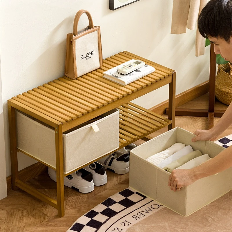 

Modern Shoe rack, multi-layer shoe changing stool at the entrance of the home, new indoor entrance, dustproof and easy storage