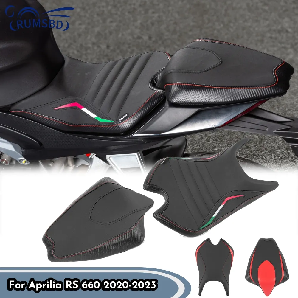 

RS660 Motorcycle Front Driver Seat Cover For Aprilia RS 660 2020 2021 2022 2023 Rear Pasenger Cushion Pillion Hump Cowl Fairing