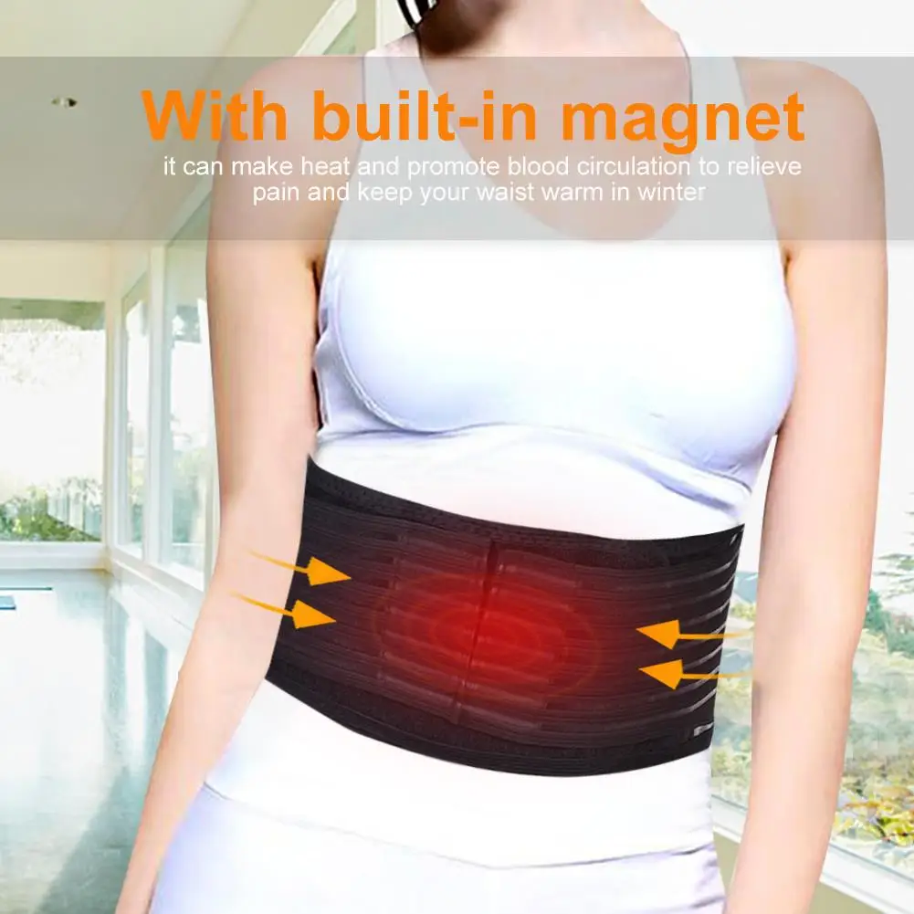 حزام الظهر لتصحيح وضعية التسخين الذاتي للعلاج المغناطيسي للجنسين لدعم قطني وتخفيف الآلام