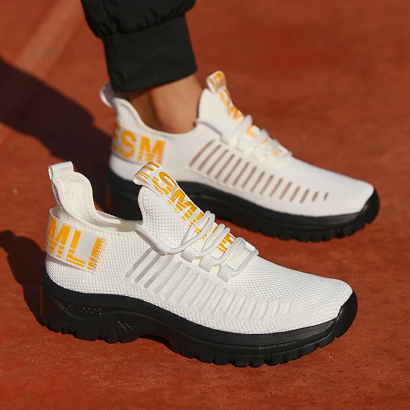 Mens Running Shoes Lightweight Breathable Mesh Sneakers for Jogging Gym Workout Mens Casual Shoes Slip On Walking Shoes for Men - view 4