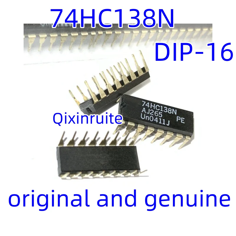 Qixinruite  Brand new original 74HC138N DIP-16 signal switch/codec/multiplexer integrated circuit IC chip